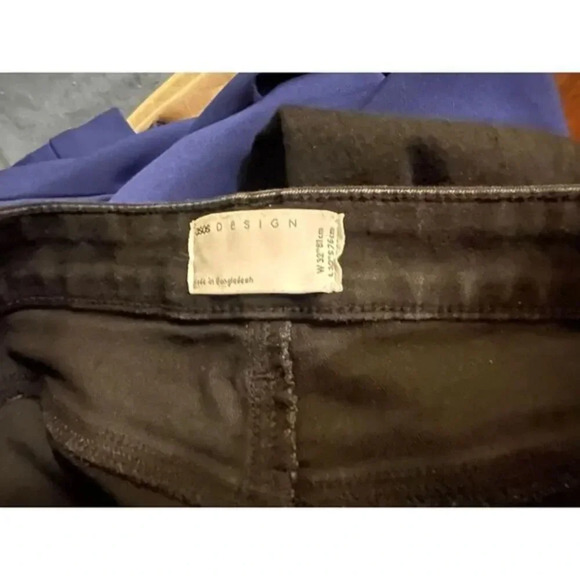 ASOS Ankle Length Black Pants Size 32/30‎ - Picture 5 of 5